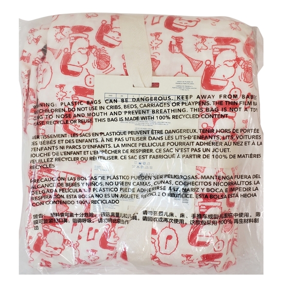 AMERICAN EAGLE Pajama Set Women Flannel Snoopy Holiday Long Sleeve Top & Pants - Picture 2 of 2